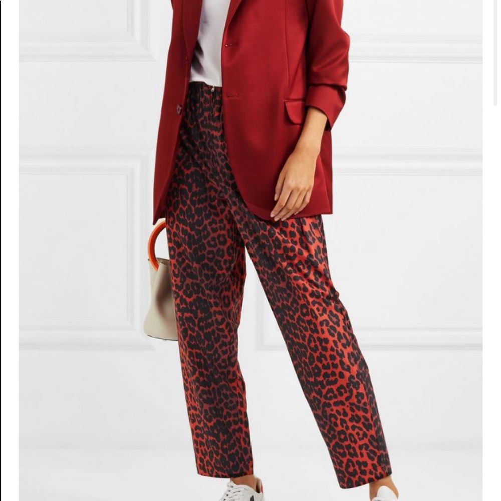 Ganni - Leopard print pants